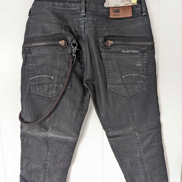 G-star Raw black coated denim jeans - Picture 2 of 5